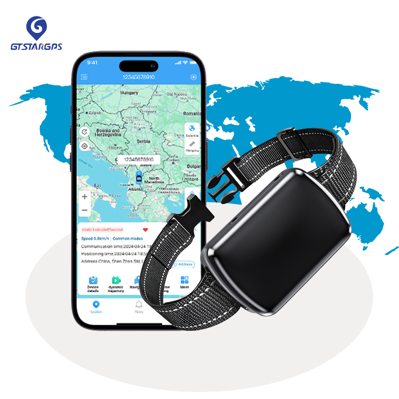 4G Dog Tracking Collar Locator With Google Map Real Time Tracking For Pets GPS Locator